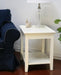 Shore White End Table 1 7