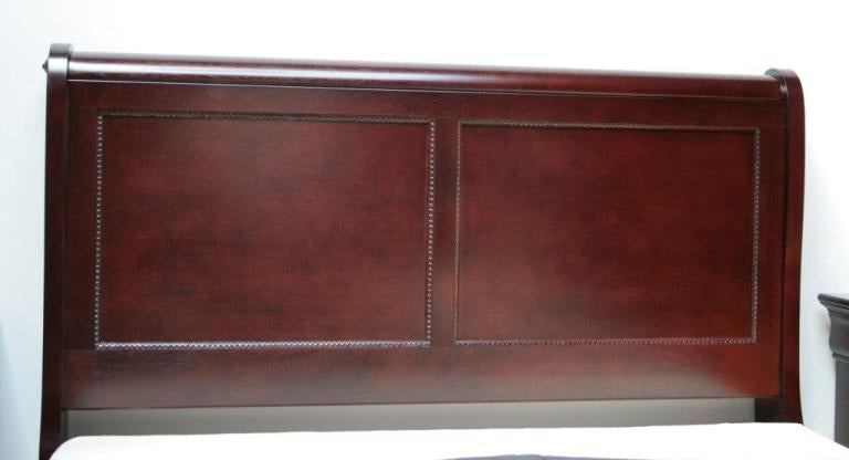 Espresso Louis Philippe Style Queen Sleigh Bed