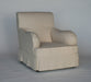 Natural Linen Slipcover Club Chair 