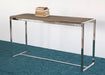 Reclaimed Wood and Stainless Steel Console 
