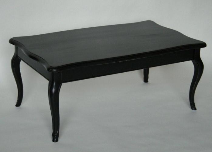 Black French Style Coffee Table 