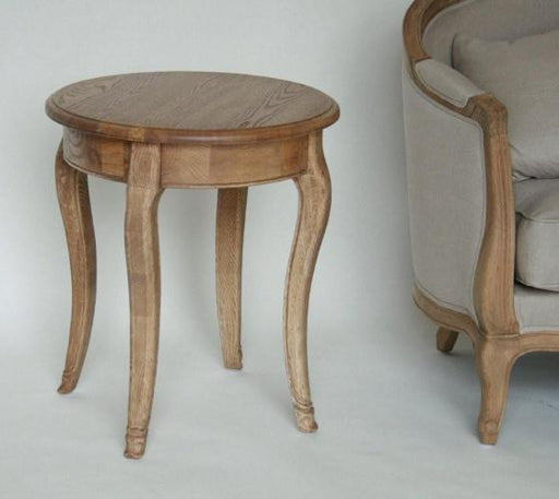 ET44ATL - Natural Oak Round End Table