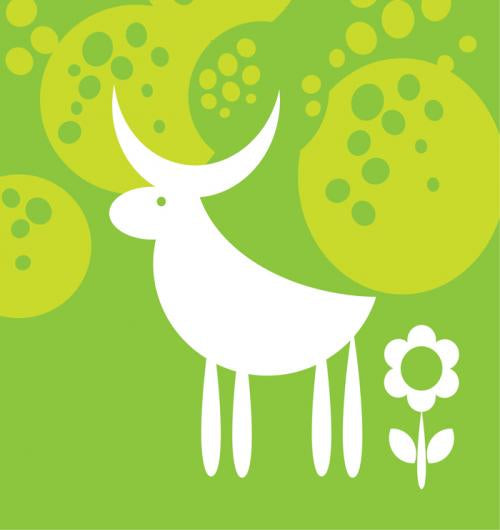 Animal Shapes Buffalo 15W X 15H