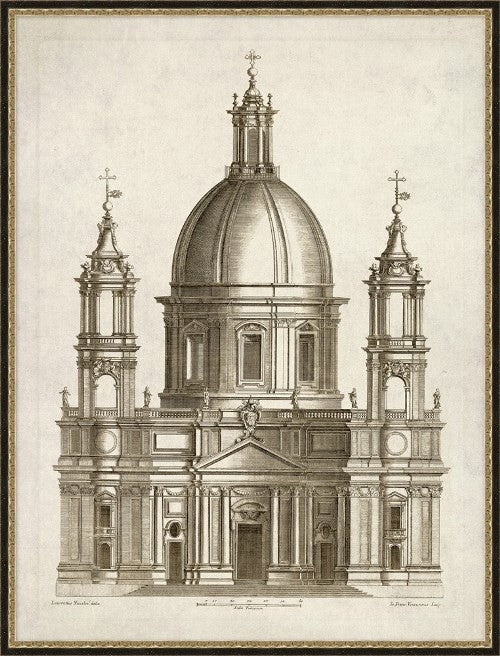 LAND623ATL Classic Facade 3 31.5W x 41.5H