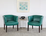 Emerald Leather Lounge Chair