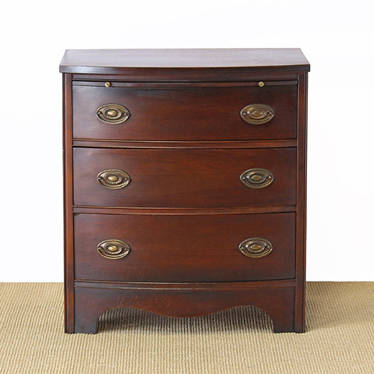 Three Drawer Bachelor Chest or Nighstand circa 1940