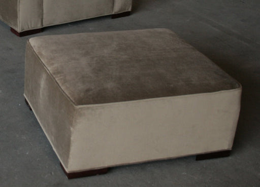 Contemporary Mushroom Velvet Ottoman