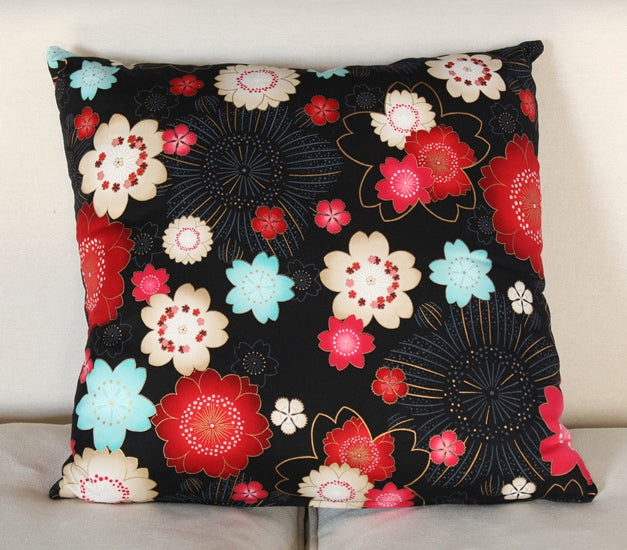 Buddha Pillow with Sakura Trim