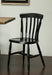 Distressed Black Farm House Dining Chair 