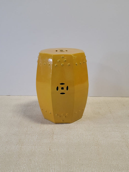 Yellow Octagon Stool