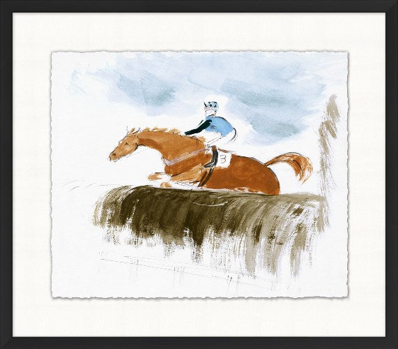 At the Races 1 31.5W x 27.5H