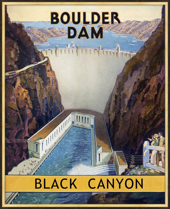 Boulder Dam 25.5W x 31.5H