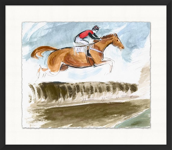 At the Races 2 31.5W x 27.5H